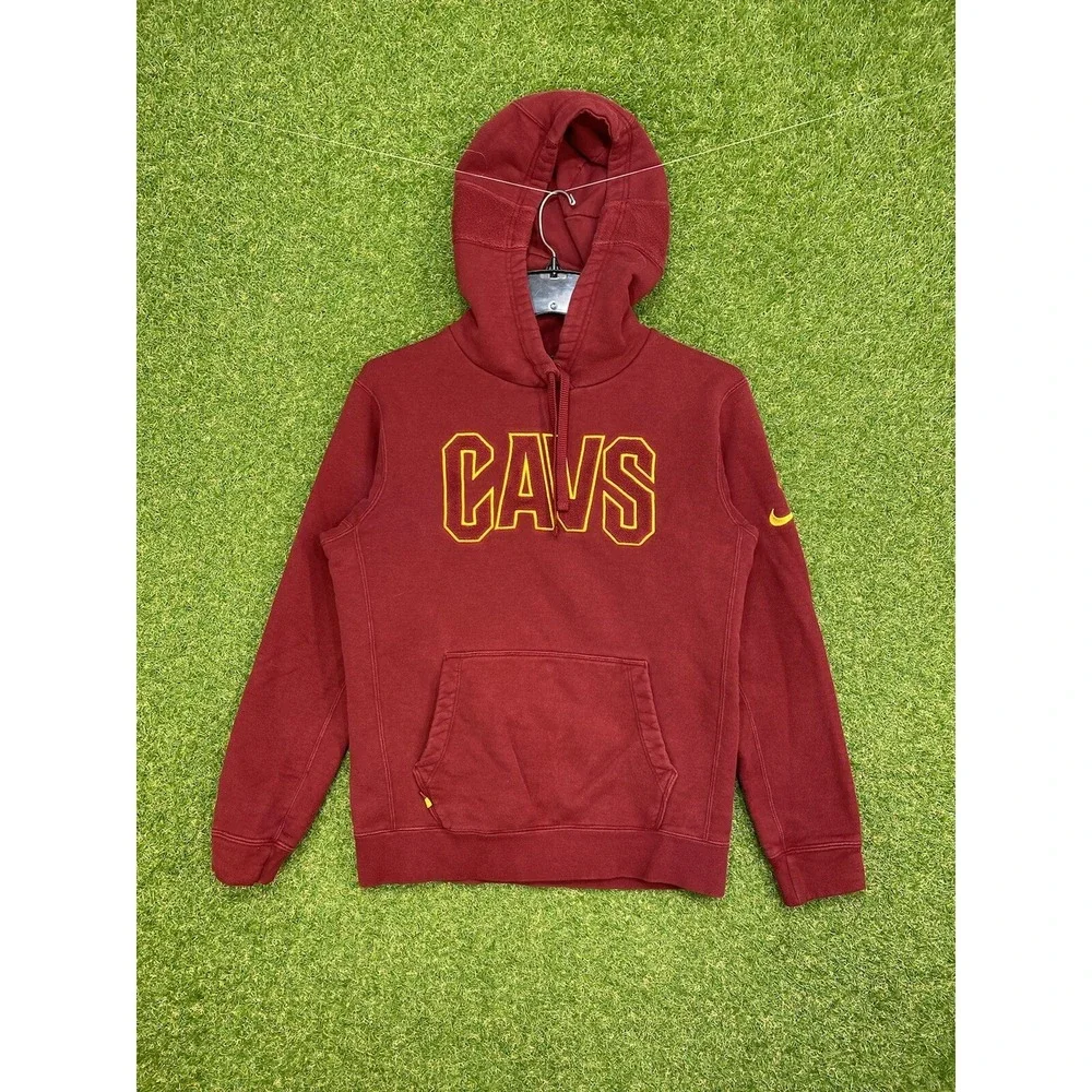 Nike Cleveland Cavaliers Hoodie Mens Size Small S CAVS Pullover NBA Sweatshirt